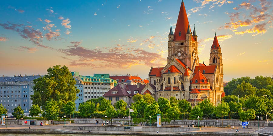 Enjoying a tour of elegant Vienna