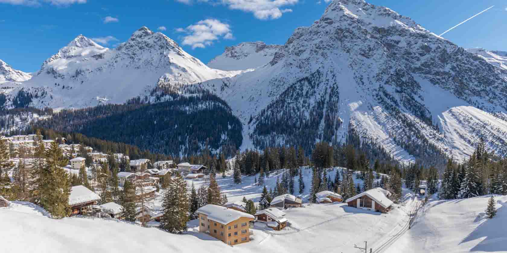 Riding the Arosa Line to a lakeside village