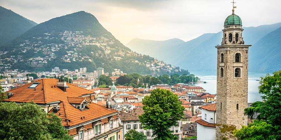 Free time in the southern Swiss city of Lugano