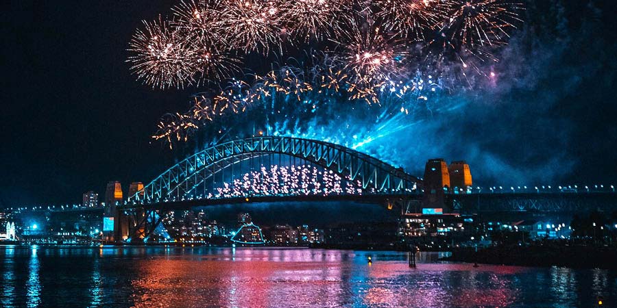 Seeing in the New Year while looking over Sydney
